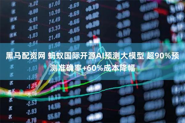 黑马配资网 蚂蚁国际开源AI预测大模型 超90%预测准确率+60%成本降幅
