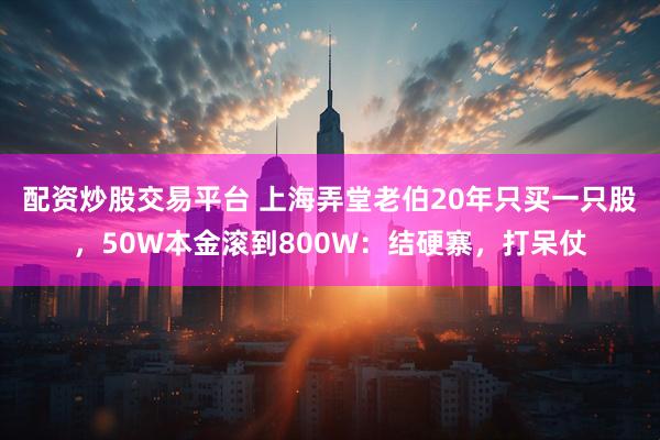 配资炒股交易平台 上海弄堂老伯20年只买一只股，50W本金滚到800W：结硬寨，打呆仗